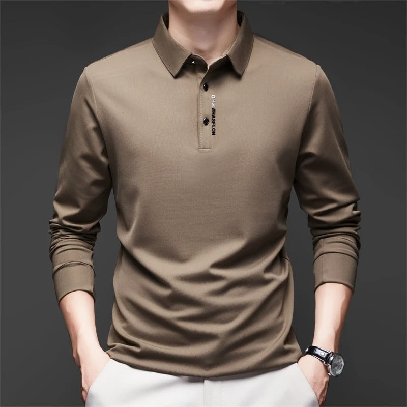 Chemise décontractée à manches longues pour homme