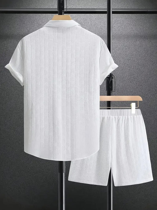 Ensemble deux pièces en jacquard pour homme