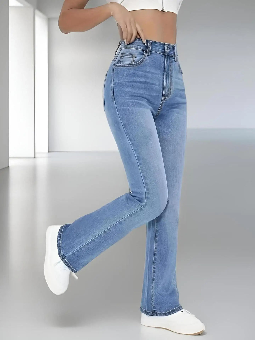 Jean haut de taille pour femmes