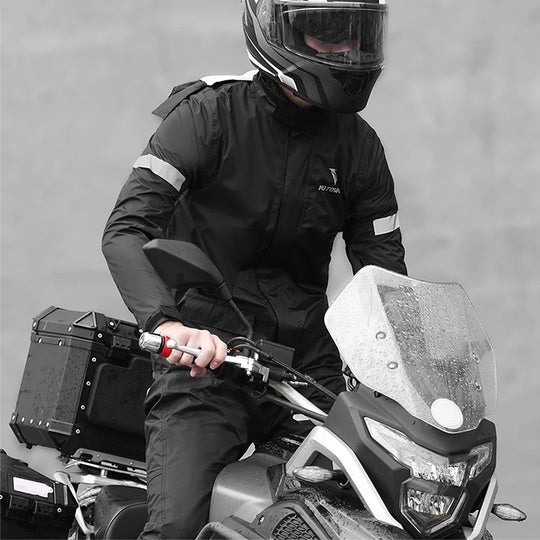 Combinaison de pluie réfléchissante pour moto