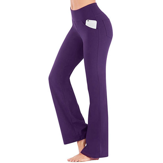 Pantalon de yoga évasé bootcut pour femmes