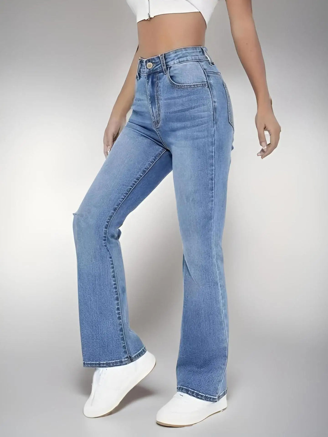 Jean haut de taille pour femmes