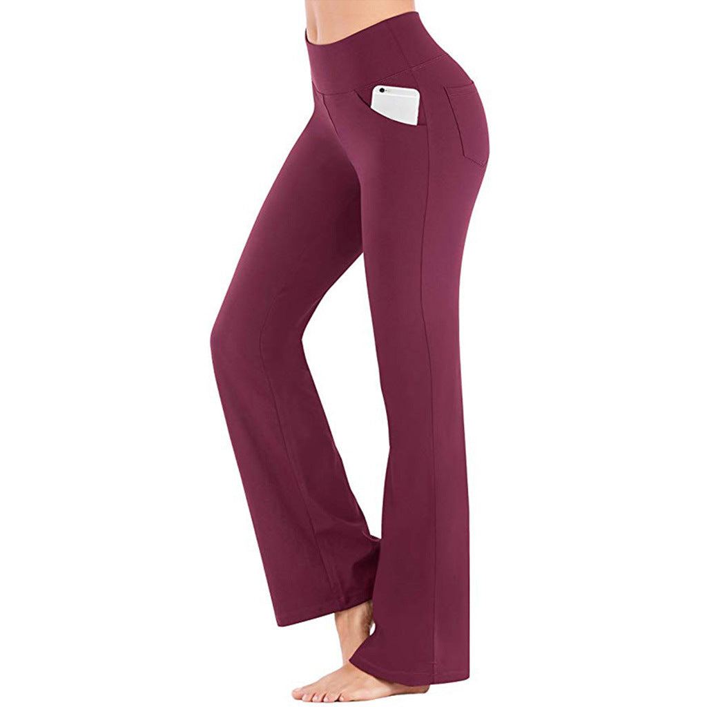 Pantalon de yoga évasé bootcut pour femmes