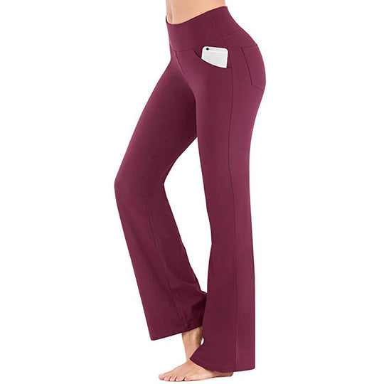 Pantalon de yoga évasé bootcut pour femmes