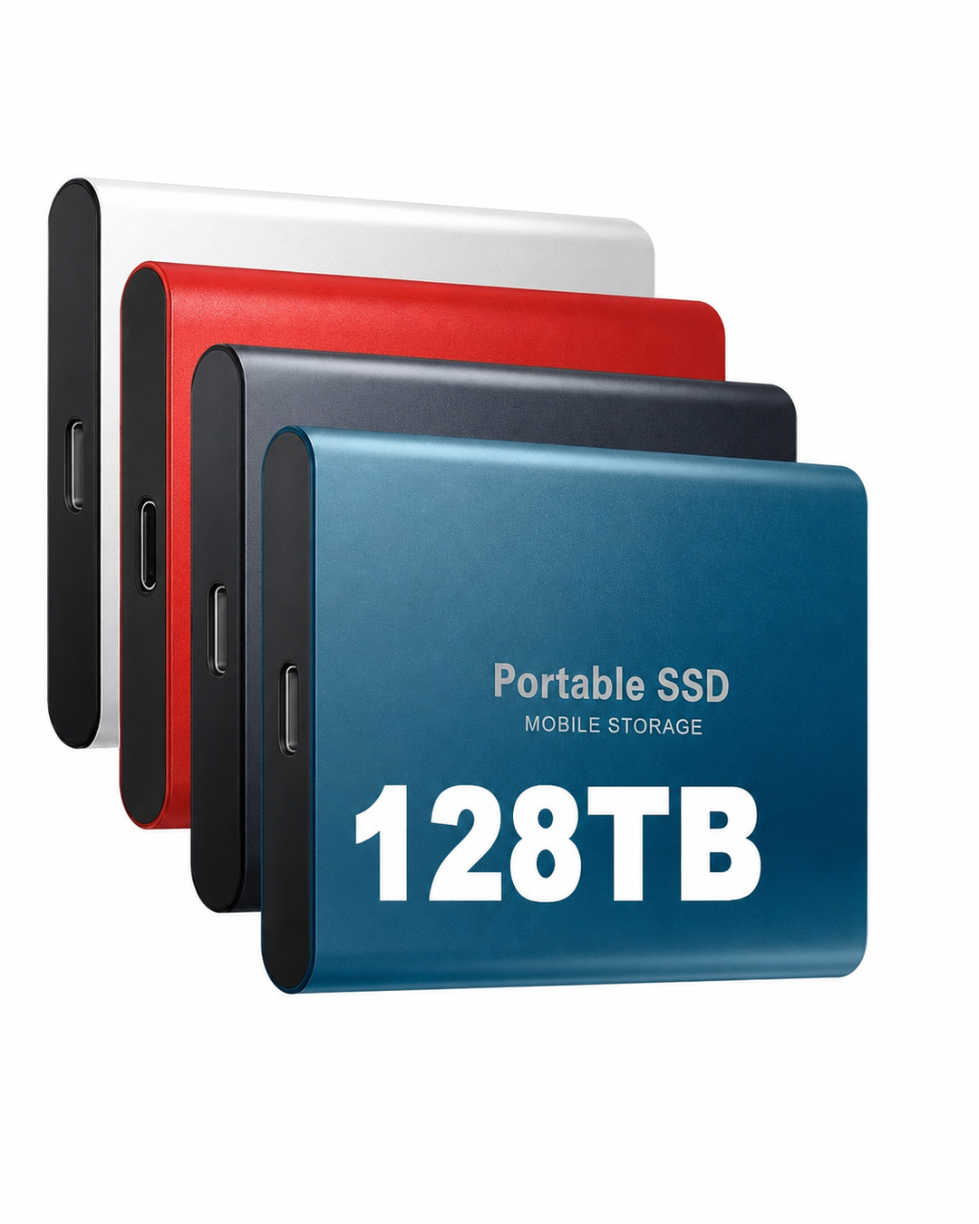 Disque Dur Externe SSD Ultra-Rapide 128 To Compact