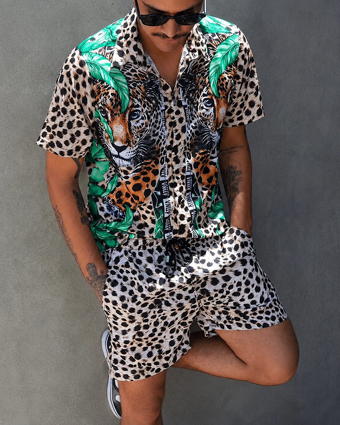 Ensemble d'été pour homme à manches courtes et short