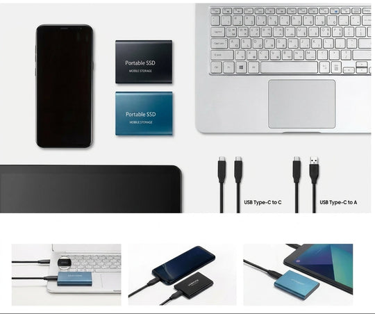 SSD externe 128 To Compact et Rapide