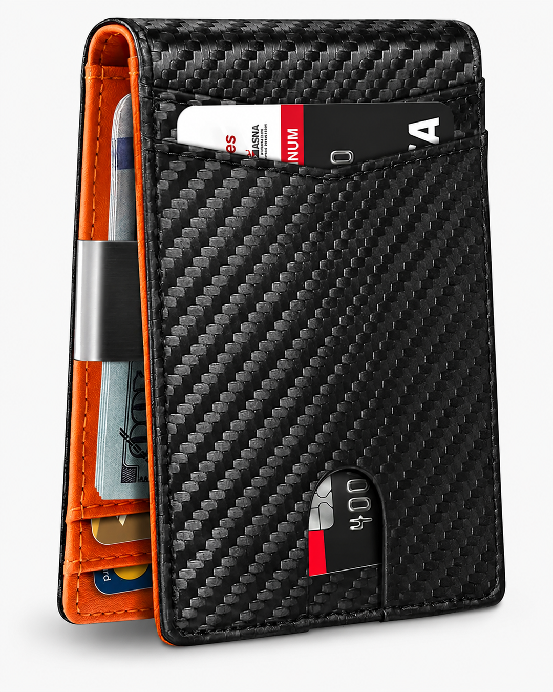 Portefeuille Homme Compact avec Protection RFID et Design Pratique