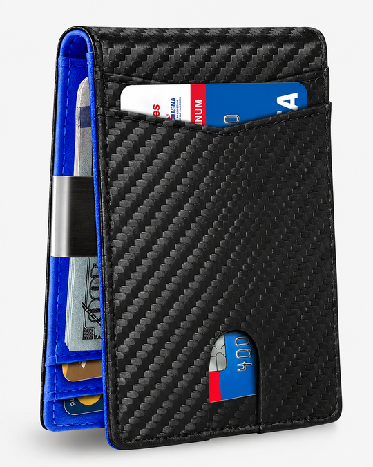 Portefeuille Homme Compact avec Protection RFID et Design Pratique