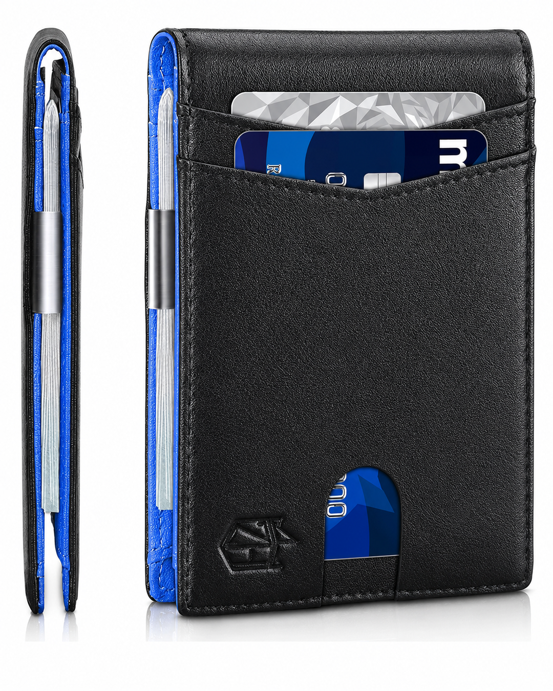Portefeuille Homme Compact avec Protection RFID et Design Pratique