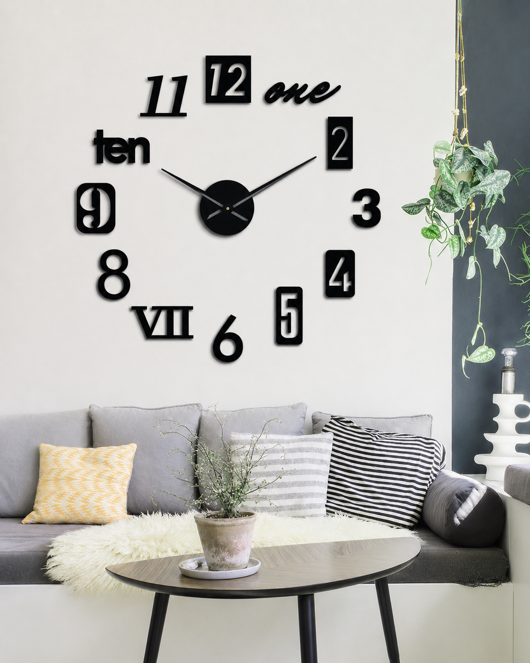 Horloge Murale Design Créatif