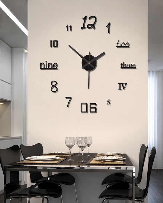 Horloge Murale Design Créatif
