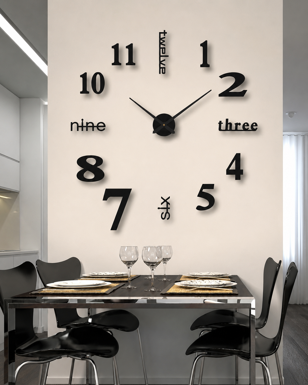 Horloge Murale Design Créatif