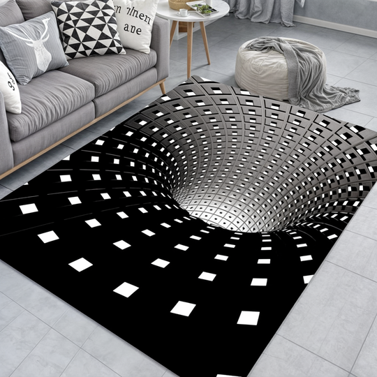 Tapis à illusion géométrique