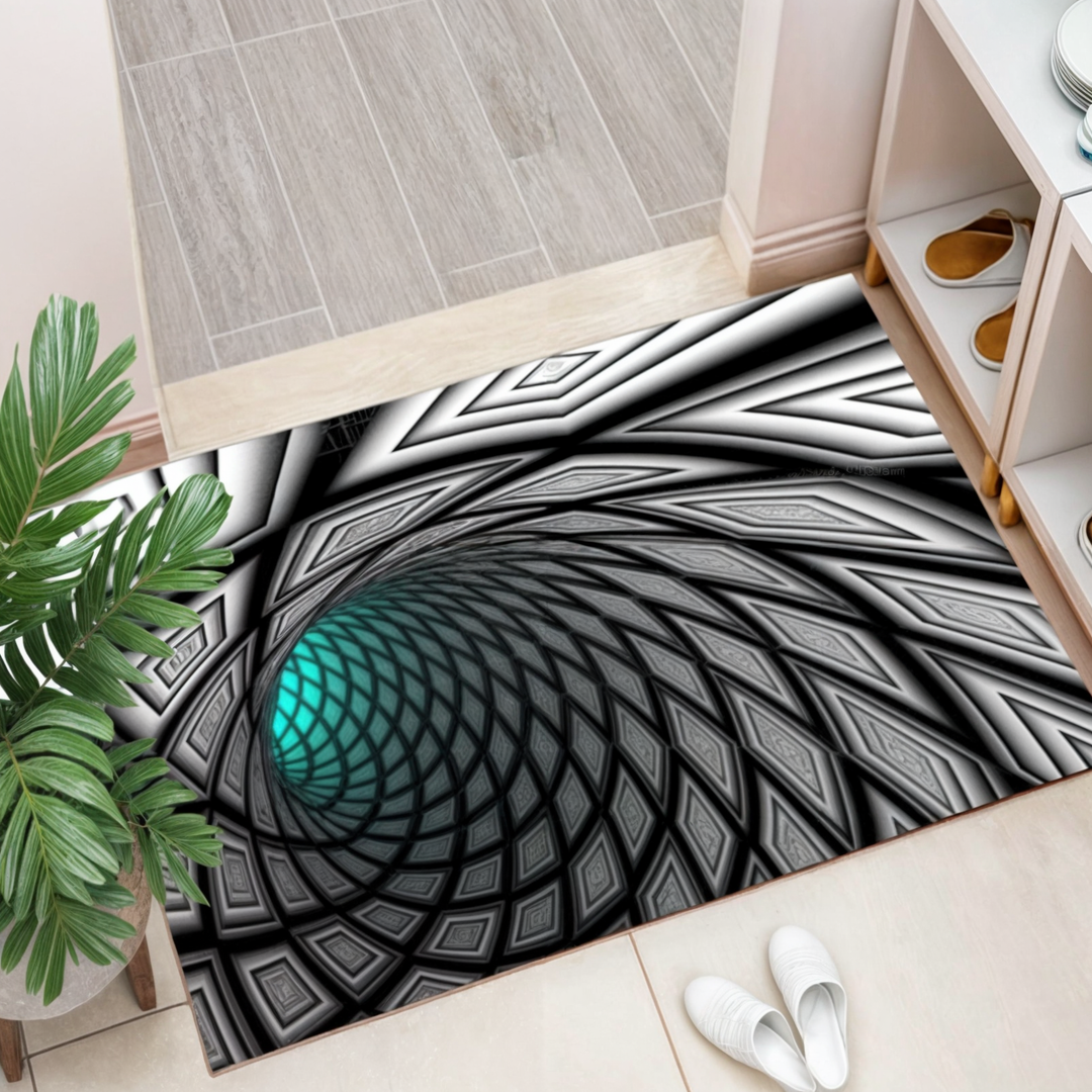 Tapis à illusion géométrique