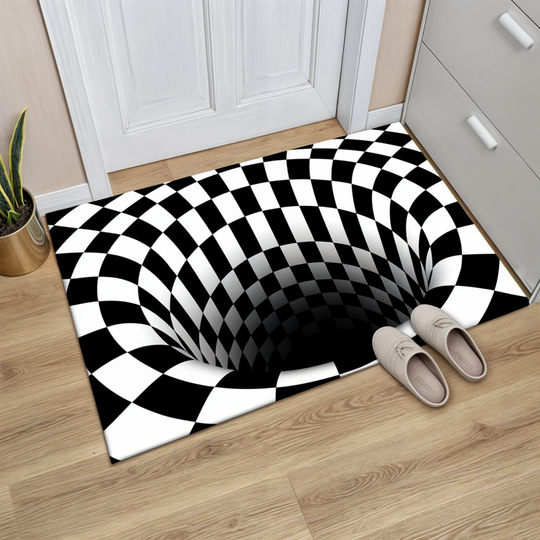Tapis à illusion géométrique