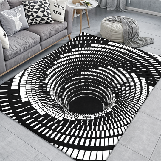 Tapis à illusion géométrique