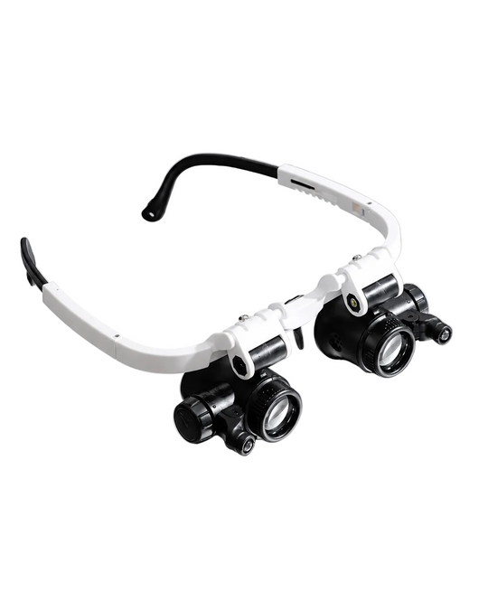 Lunettes de Loupe HD avec Éclairage LED