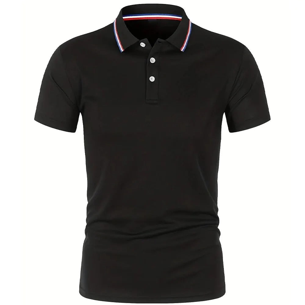 Polo décontracté respirant pour homme