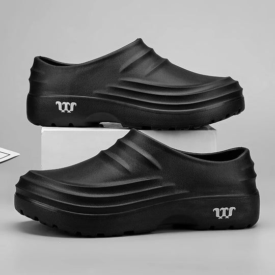 Chaussures de cuisine antidérapantes pour hommes