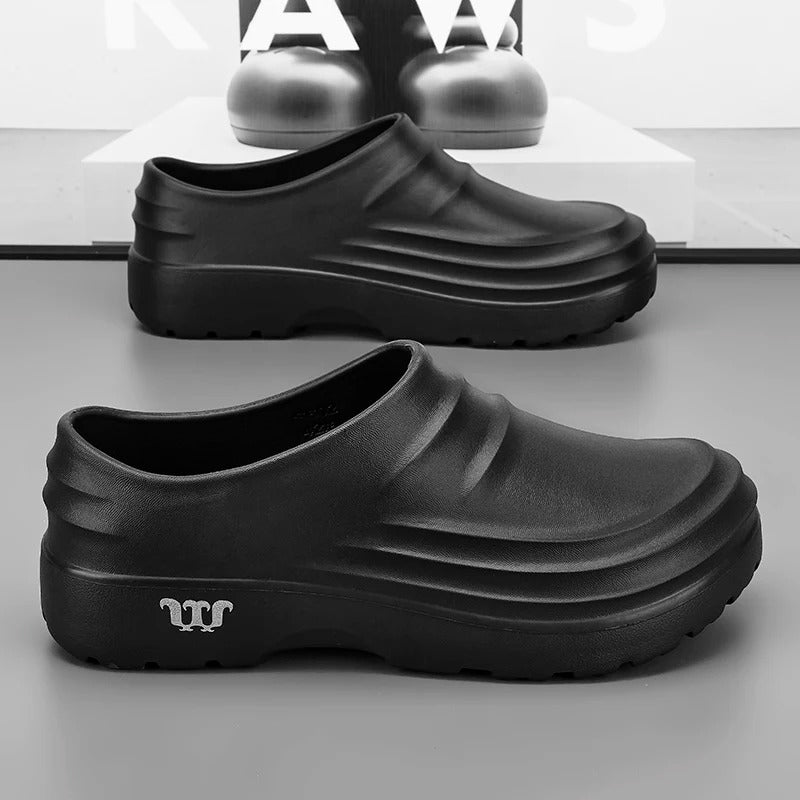 Chaussures de cuisine antidérapantes pour hommes