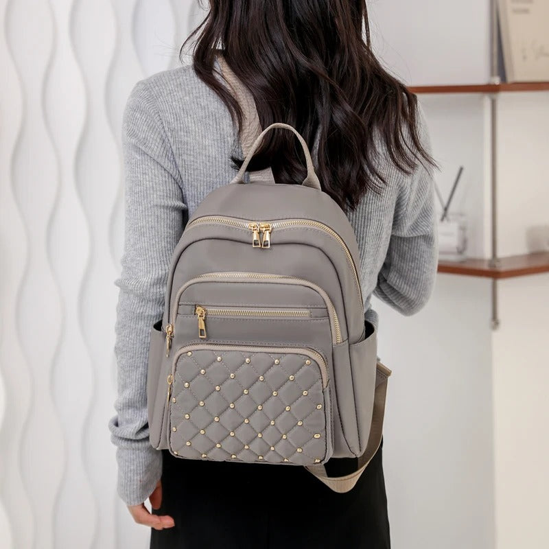 Sac à dos de voyage et d'école en nylon pour femme