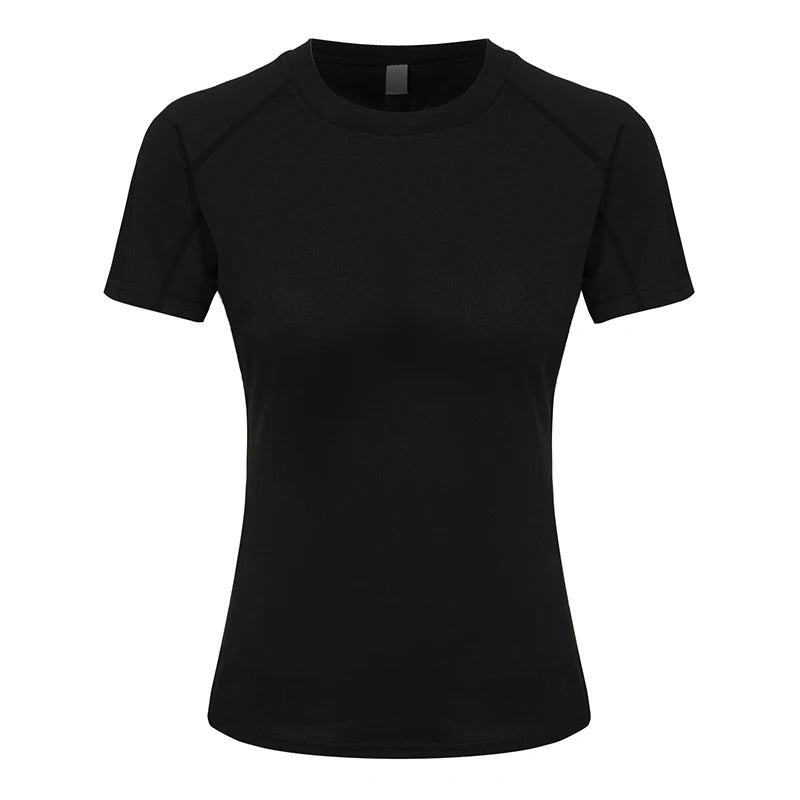 T-shirt de sport compressif pour femmes