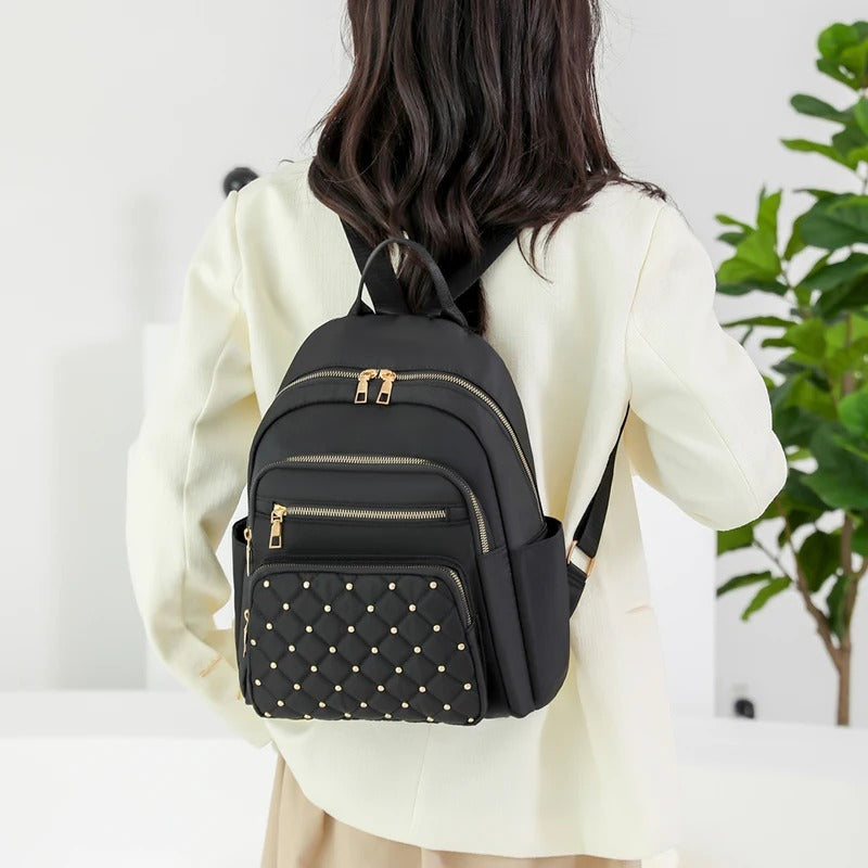 Sac à dos de voyage et d'école en nylon pour femme