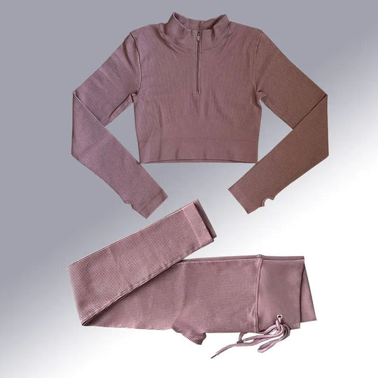 Ensemble de yoga sans coutures pour femmes