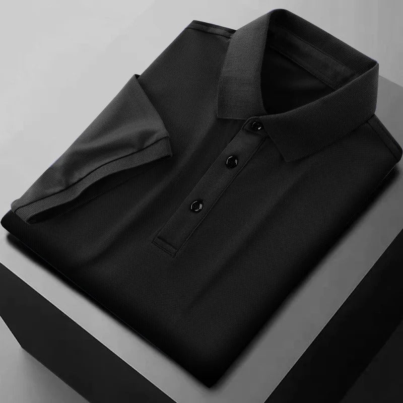 Polo en soie glacée pour homme