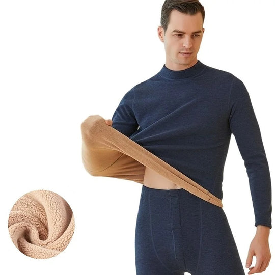 Sous-vêtements thermiques élastiques pour hommes
