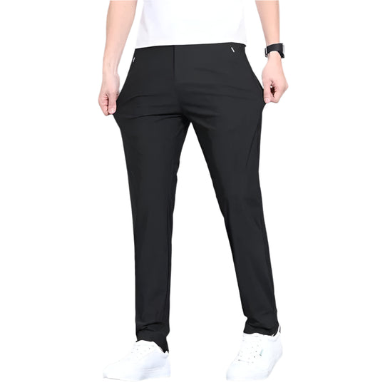 Pantalon d'été en soie glacée pour homme