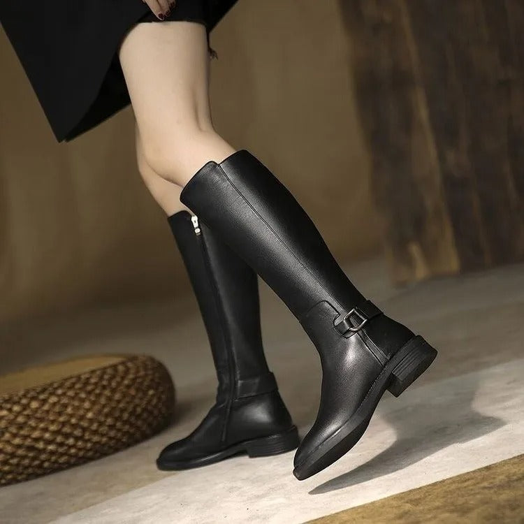 Bottes en cuir pour femmes