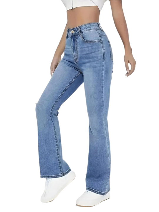 Jean haut de taille pour femmes