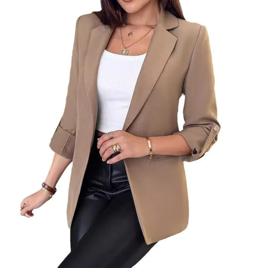 Blazer cardigan slim pour femme