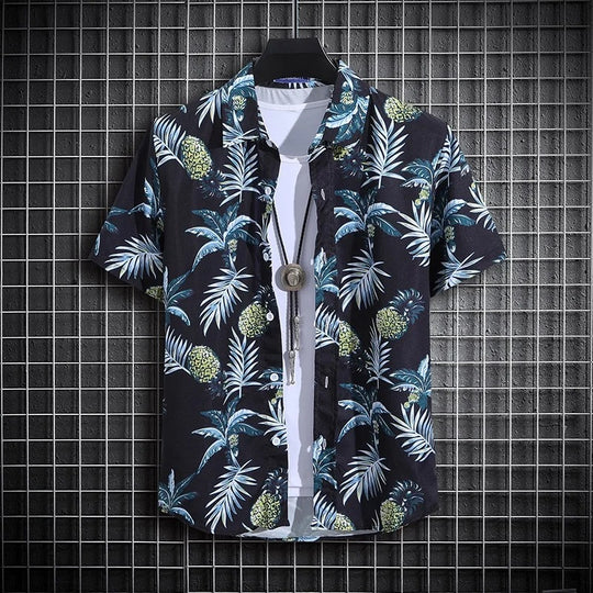 Chemise d'été imprimée pour homme