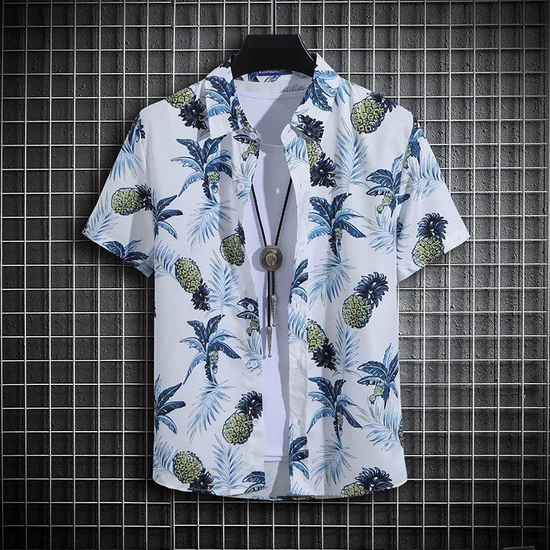 Chemise d'été imprimée pour homme