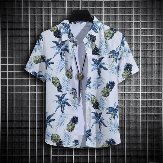 Chemise d'été imprimée pour homme