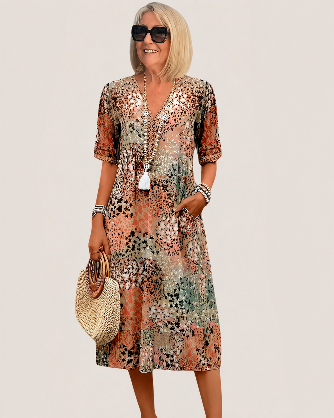 Robe D'été Bohème Pour Femme Style Décontracté Et Léger