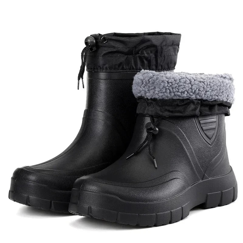 Bottes de neige mi-hautes pour hommes