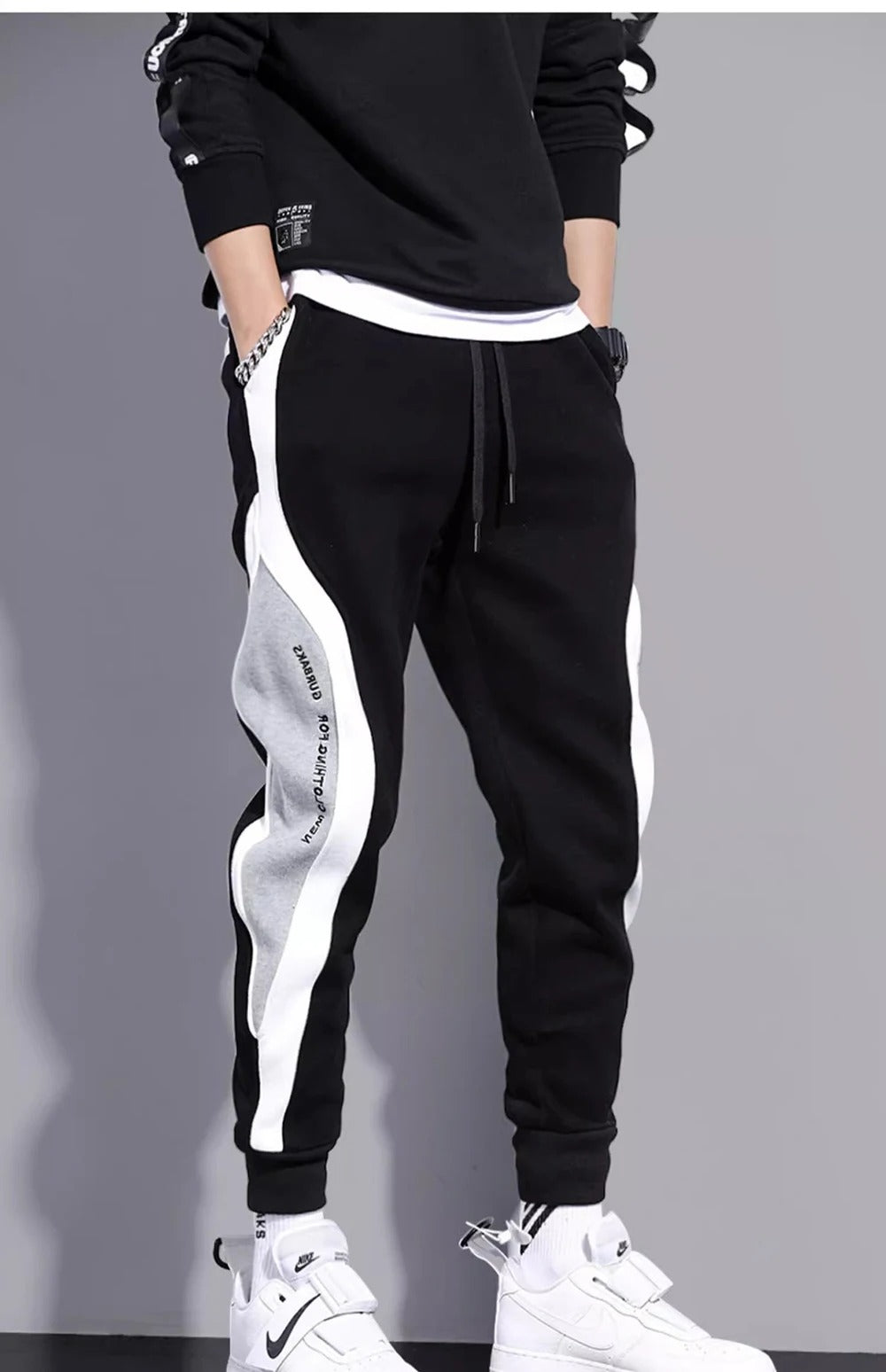Pantalon d'entraînement ample pour hommes