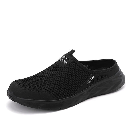 Chaussons demi-bottines respirants en maille pour hommes