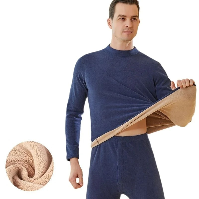 Sous-vêtements thermiques élastiques pour hommes