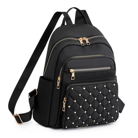 Sac à dos de voyage et d'école en nylon pour femme