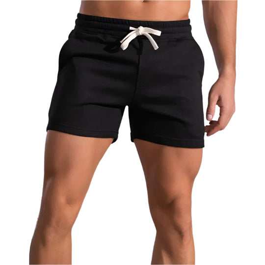 Short décontracté 100 % coton pour hommes