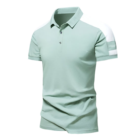 Polo décontracté à manches courtes pour homme