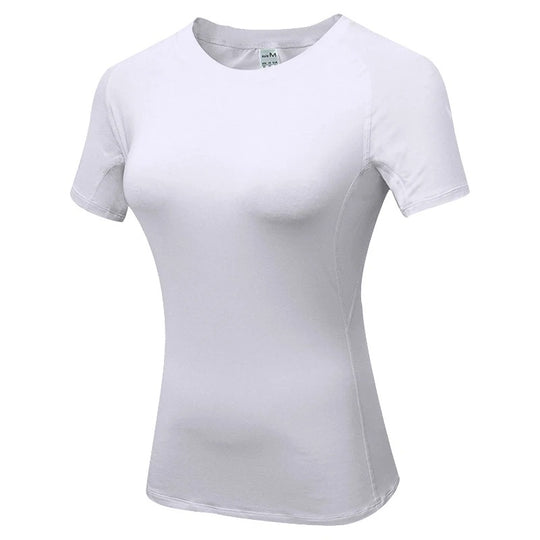 T-shirt de sport compressif pour femmes