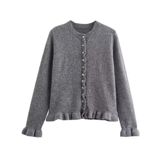 Cardigan en maille texturée pour femme