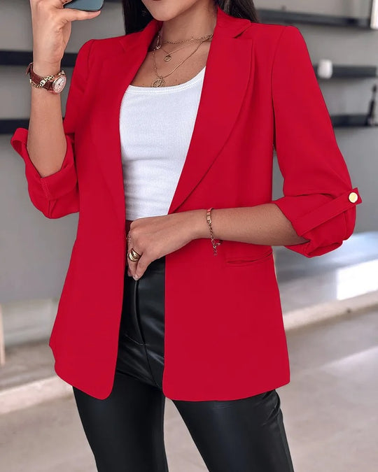 Blazer cardigan slim pour femme