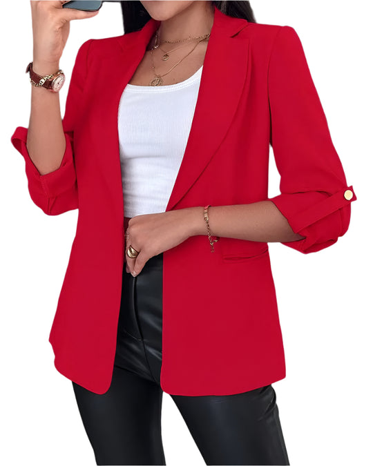 Blazer cardigan slim pour femme